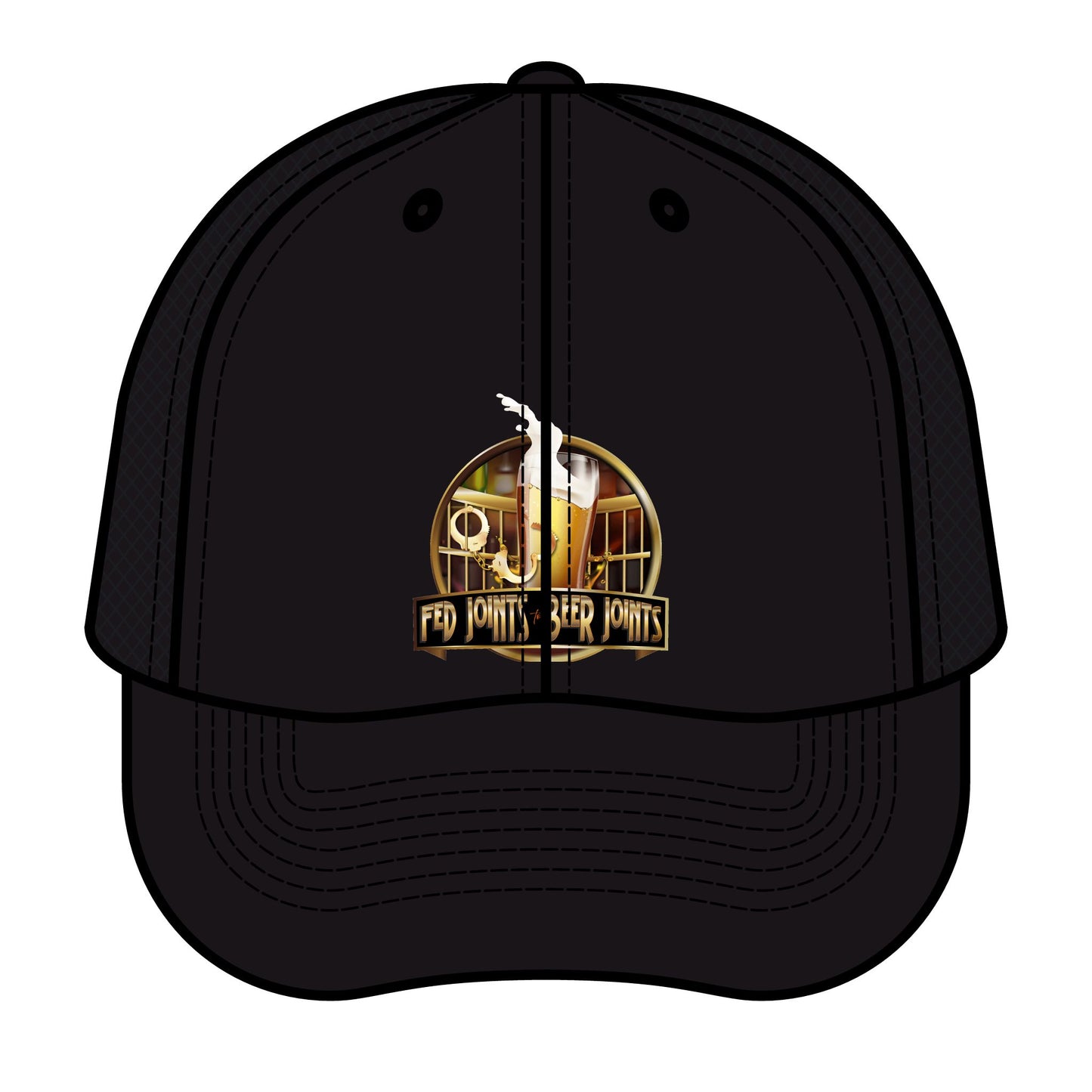 Fed Joints to Beer Joints Retro Snapback Hat