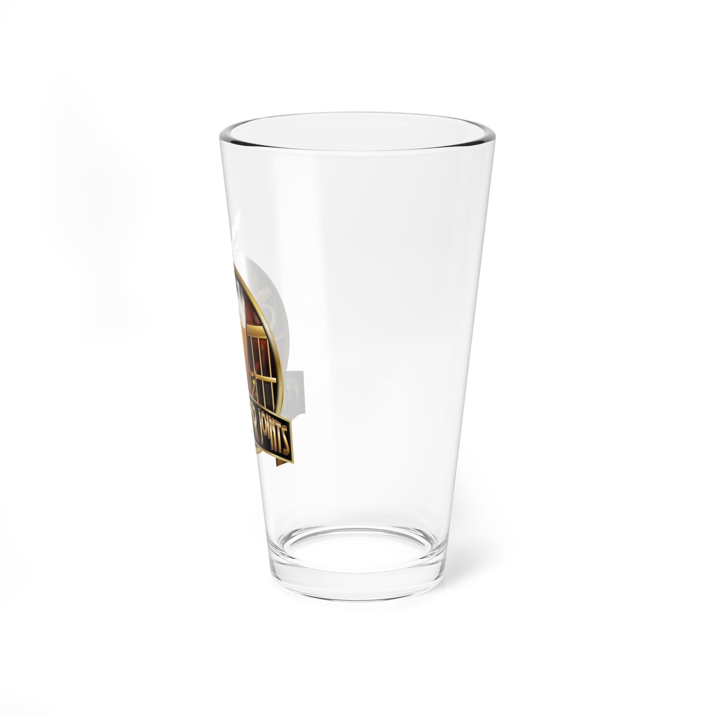 Fed Joints to Beer Joints Pint Glass, 16oz