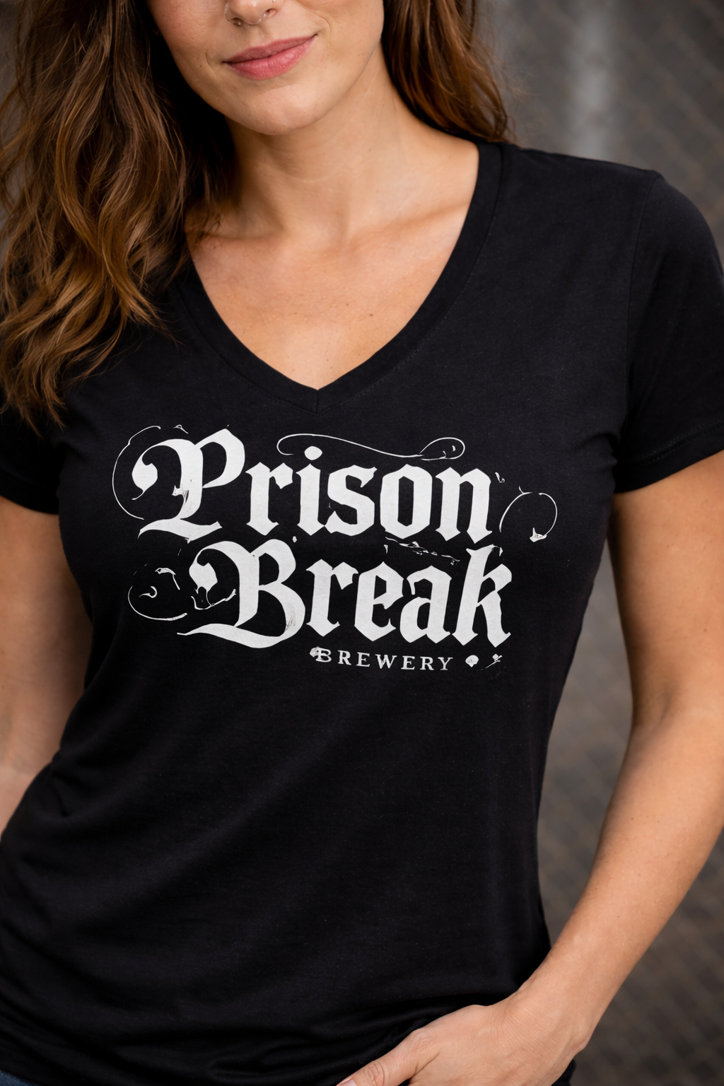 Prison Break Gothic Ladies' V-Neck T-Shirt