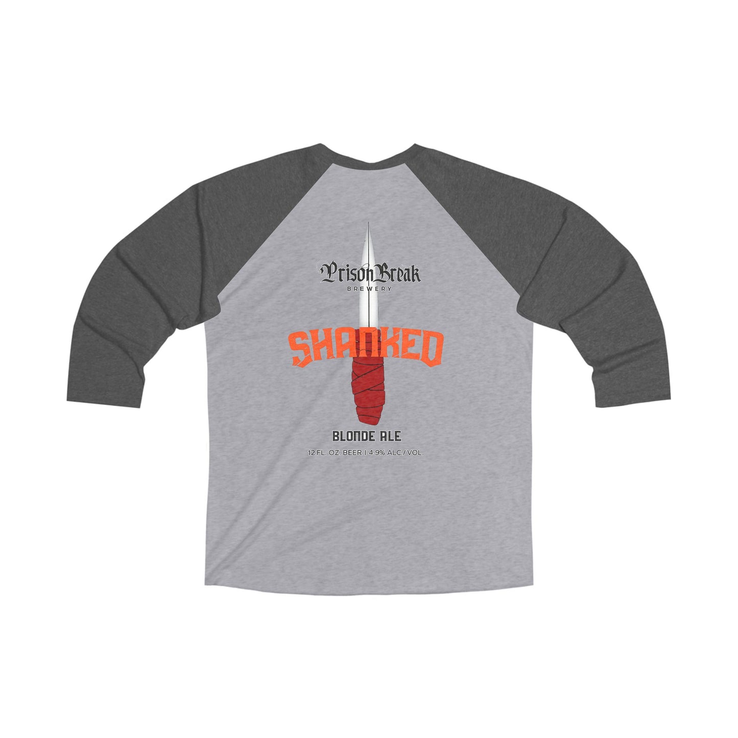 Baseball Raglan Tee — Classic Two-Tone 3/4 Sleeve Shirt