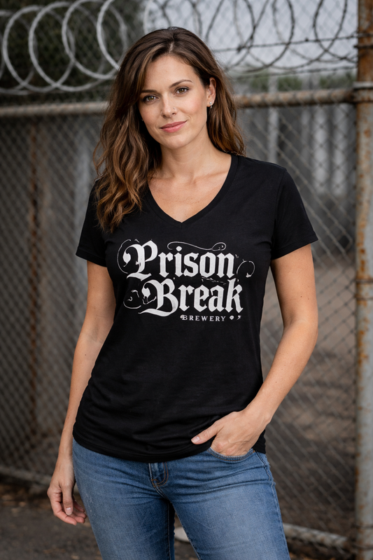 Prison Break Gothic Ladies' V-Neck T-Shirt
