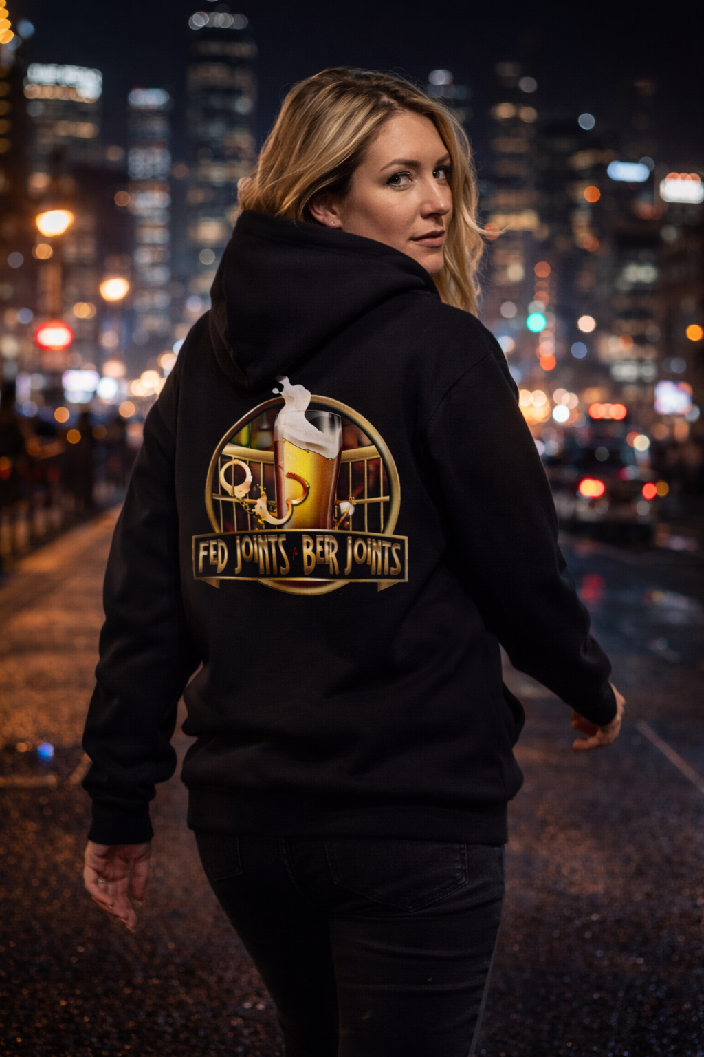 Fed Joints to Beer Joints Hoodie - Cozy Unisex Sweatshirt