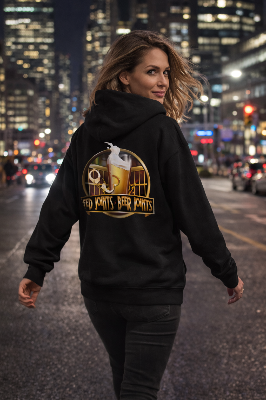 Fed Joints to Beer Joints Hoodie - Cozy Unisex Sweatshirt